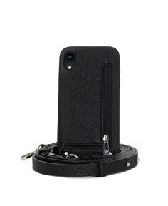 Чехол Crossbody XR для iPhone с кошельком на ремешке Hera Cases, черный