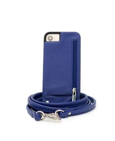 Чехол для iPhone через плечо 6, 6S, 7, 8 или SE с бумажником на ремешке Hera Cases, синий