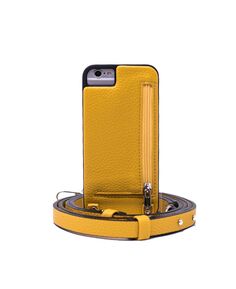 Чехол для iPhone через плечо 6, 6S, 7, 8 или SE с бумажником на ремешке Hera Cases, желтый
