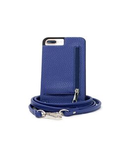 Чехол через плечо для iPhone Plus с кошельком на ремешке Hera Cases, синий