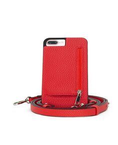 Чехол через плечо для iPhone Plus с кошельком на ремешке Hera Cases, красный
