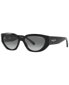 Женские солнцезащитные очки Hailey Bieber x Vogue Eyewear, VO5438S 52, черный