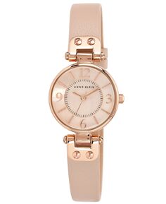 Женские часы с румяным кожаным ремешком, 26 мм 10-9442 RGLP Anne Klein