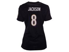 Женская игровая майка Baltimore Ravens Ламар Джексон Nike, черный