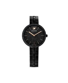 Часы Cosmopolitan с черным металлическим браслетом, 31,75 мм Swarovski, черный