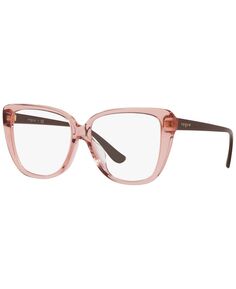 VO5413F Женские очки Butterfly с низкой перемычкой Vogue Eyewear, розовый