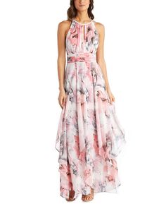 Платье с цветочным принтом и замочной скважиной R &amp; M Richards