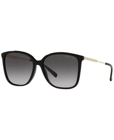Женские солнцезащитные очки Avellino 56 Michael Kors, черный