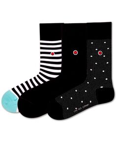 Женские брючные носки с бесшовным носком из органического хлопка, 3 шт. Love Sock Company, черный