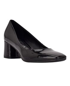 Женские туфли-лодочки Alanta с квадратным носком Calvin Klein, черный