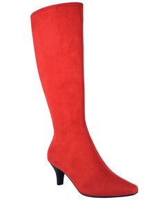 Женские ботинки Namora на высоком каблуке с широкой икрой Impo, красный