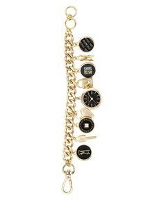 Женские часы-браслет из полированного металла золотистого цвета, 22 мм Steve Madden