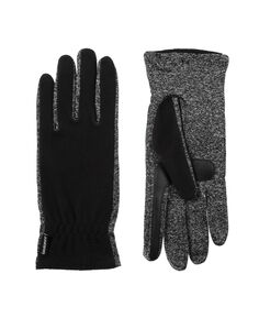 Женские водоотталкивающие перчатки без подкладки для сенсорного экрана Isotoner Signature, черный
