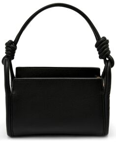 Женская структурированная сумка-саквояж Eden с плетеной ручкой LIKE DREAMS, черный