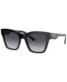 Солнцезащитные очки, DG4384 53 Dolce&amp;Gabbana, черный