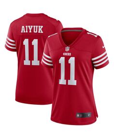 Женская игровая майка Brandon Aiyuk Scarlet San Francisco 49ers Player Game Nike