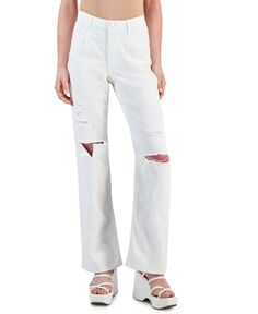 Свободные расклешенные джинсы с высокой посадкой для юниоров Tinseltown, белый