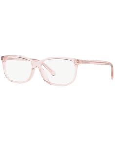 HC6139U Женские очки-подушки COACH, розовый