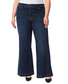 Модные широкие джинсы больших размеров True Love Trouser Jessica Simpson