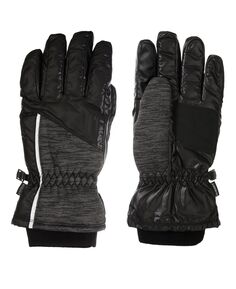 Женские водостойкие лыжные перчатки из переработанного сырья Isotoner Signature, черный