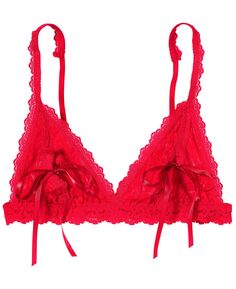 Бралетт After Midnight Signature Lace Peek-A-Boo 487831 Hanky Panky, красный