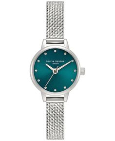 Женские классические часы из нержавеющей стали с сетчатым браслетом, 23 мм Olivia Burton, синий