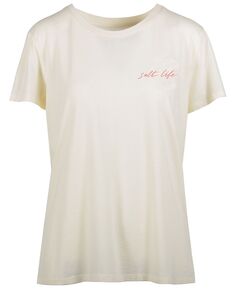 Женская хлопковая футболка с короткими рукавами Turtle Leaf Salt Life