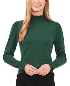 Женский свитер с воротником-стойкой и длинными рукавами CeCe