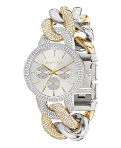Женские часы с хронографом, двухцветный браслет из металлического сплава, 38 мм Kendall + Kylie
