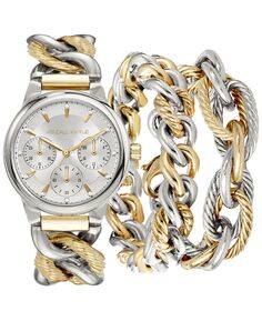 Женские двухцветные часы-браслет из металлического сплава, 32 мм, подарочный набор Kendall + Kylie