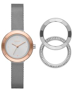 Женские часы Sasha из нержавеющей стали, 29 мм DKNY, серый
