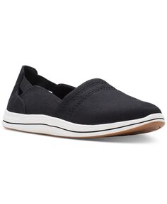 Женские слипоны Cloudsteppers Breeze Step II Clarks, черный