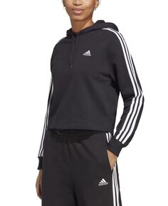 Женская укороченная толстовка с 3 полосками Active Essentials adidas