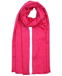 Жаккардовый шарф с запахом Charlotte и логотипом Lauren Ralph Lauren