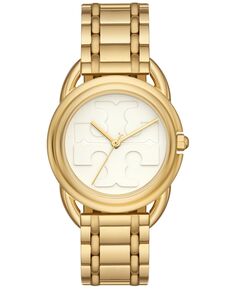 Женские часы The Miller с золотистым браслетом из нержавеющей стали, 32 мм Tory Burch, золотой