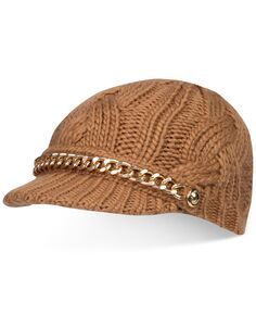 Женская плетеная шляпа с козырьком Michael Kors