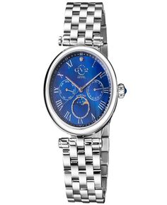 Женские часы Florence швейцарские кварцевые серебристого цвета с браслетом из нержавеющей стали 36 мм Gevril