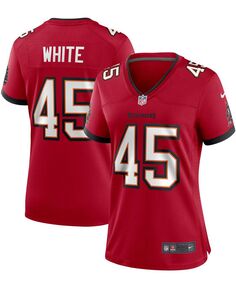 Женская футболка Devin White Red Tampa Bay Buccaneers Game Player Nike, красный