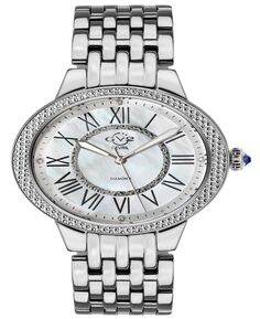 Женские часы Astor II швейцарские кварцевые серебристого цвета с браслетом из нержавеющей стали 38 мм Gevril