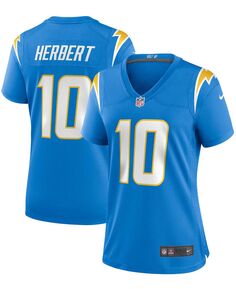 Женская игровая майка Justin Herbert Powder Blue Los Angeles Chargers Nike