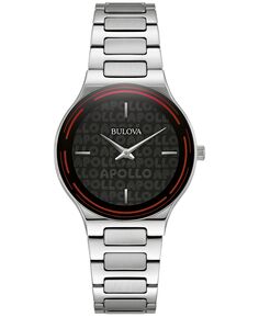 Женские часы с браслетом из нержавеющей стали из коллаборации с Apollo, 32 мм — специальная серия Bulova
