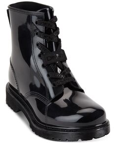 Женские непромокаемые ботильоны Tilly на шнуровке DKNY, черный
