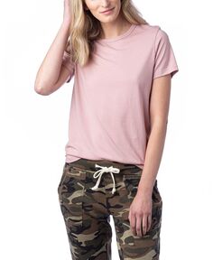 Женская футболка Tri-Blend Crew из модала Macy&apos;s, розовый Macy's