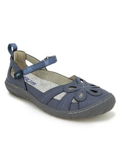 Женские туфли на плоской подошве Mary Jane с вырезом «Магнолия» JBU
