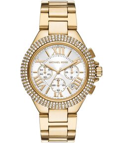 Женские часы Camille с золотистым браслетом из нержавеющей стали, 43 мм Michael Kors, золотой