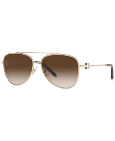 Женские солнцезащитные очки, TF3080 59 Tiffany &amp; Co., золотой