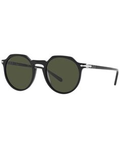 Солнцезащитные очки унисекс, PO3281S 52 Persol, черный
