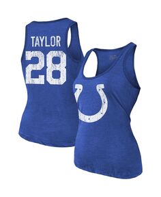 Женские нитки Джонатан Тейлор Royal Indianapolis Colts Имя и номер игрока Майка Tri-Blend Majestic