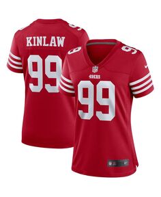 Женское игровое джерси Javon Kinlaw Scarlet San Francisco 49ers Player Nike