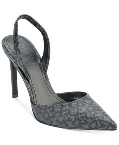 Женские туфли-лодочки Macia с пяткой на пятке с острым носком DKNY, черный